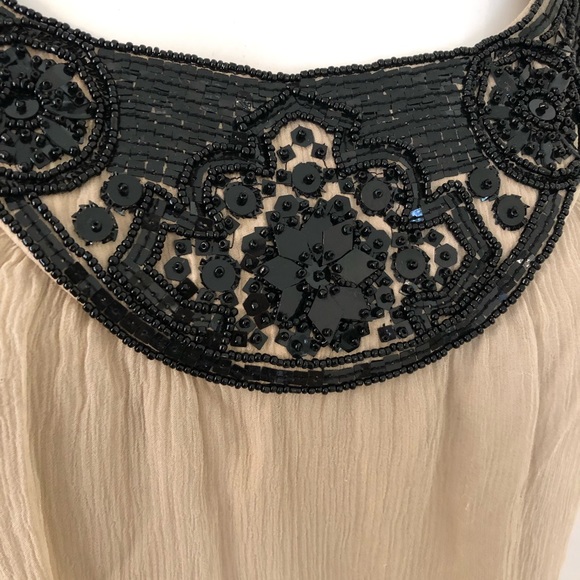 Shirt taupe with black appliqué from Nordstrom - Picture 3 of 8